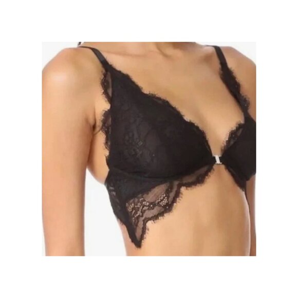 Free People Intimately You're So Great Underwire Black Lace Bra - 32C NWT - Picture 4 of 5